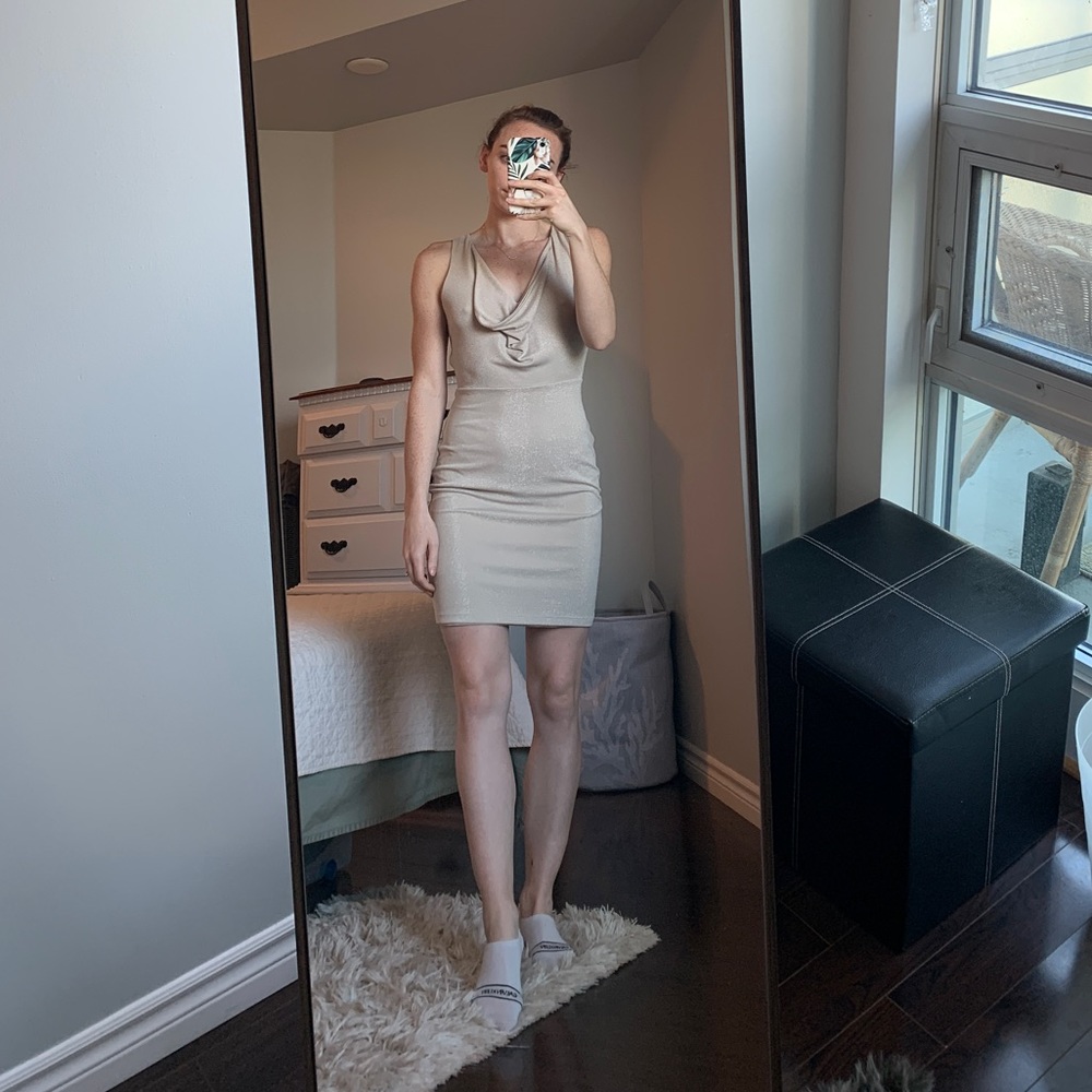 BCBG sparkly cocktail dress